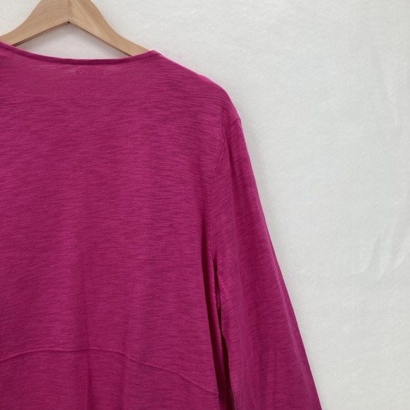 Chicos Cardigan Womens 1 Open Front Long Sleeve Modal Sweater Lightweight Preppy - Picture 11 of 13